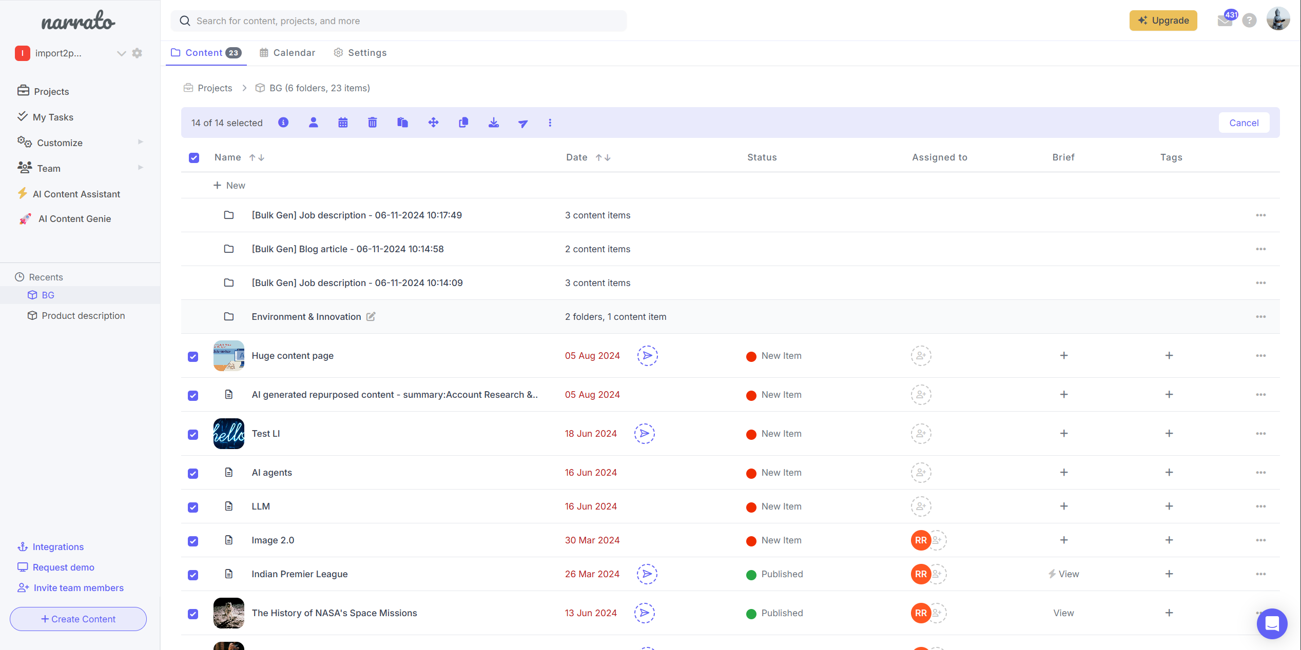 Dashboard Screenshot